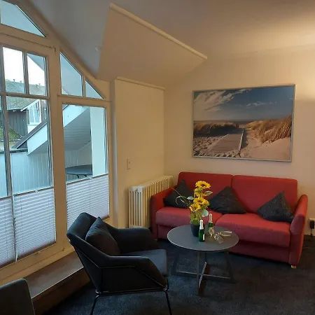 Duenenpark - Komfort Mit 1 Schlafzimmer Und Balkon Im Dachgeschoss 270 בינץ